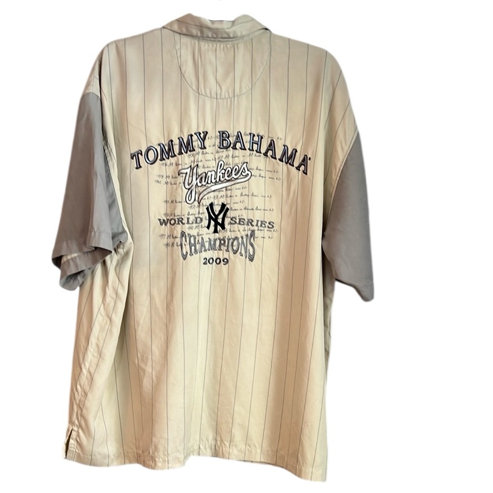 Limited Edition 2009 Yankees World Series Champions Tommy Bahama Shirt Size XLX